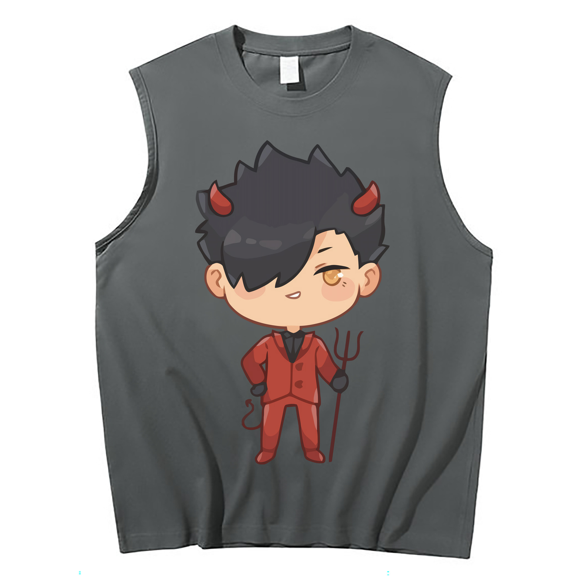 （画像用） ハイキュー!! Haikyu!! コットン100％タンクトップ（フロントプリント）